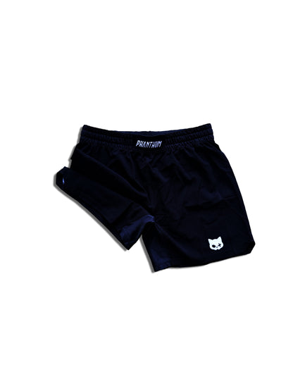 MANTA BLACK BASIC SHORTS