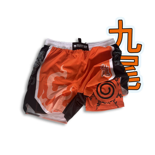KURAMA/NARUTO SHORTS