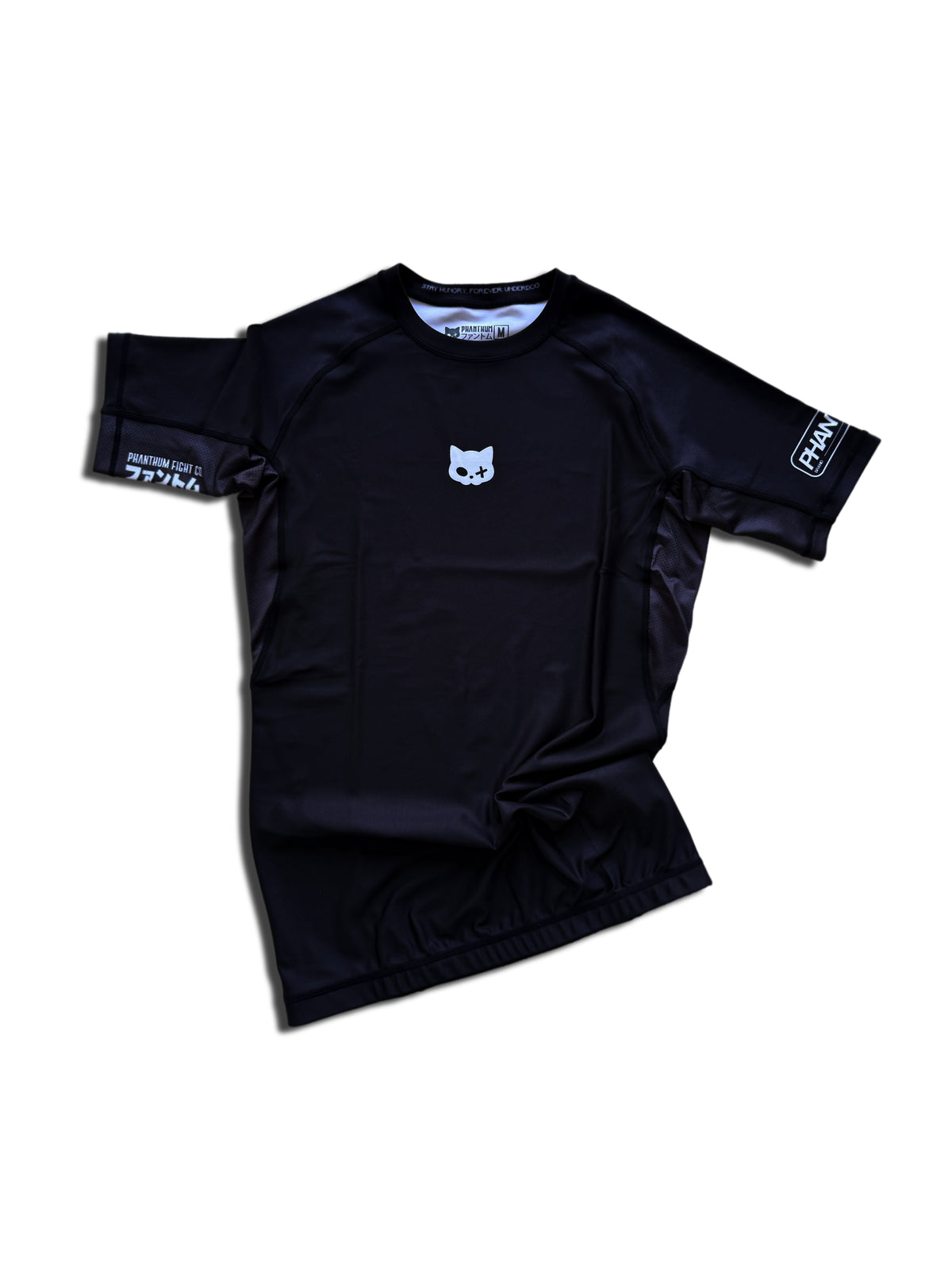 MANTA BLACK BASIC RASHGUARD